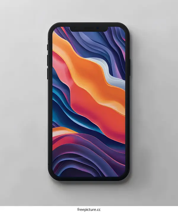 Abstract Colorful Phone Wallpaper