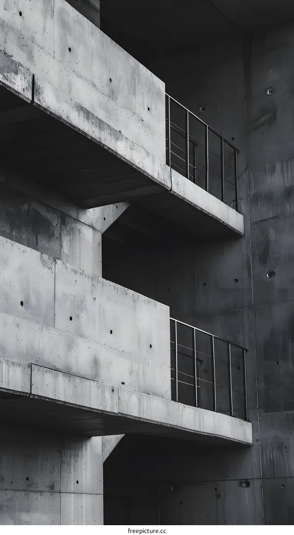 Concrete Building Architecture Design