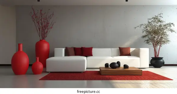 Modern Chinese Living Room Interior Design