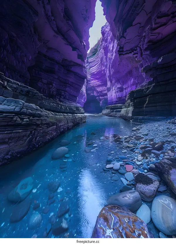 Purple Canyon Reflections