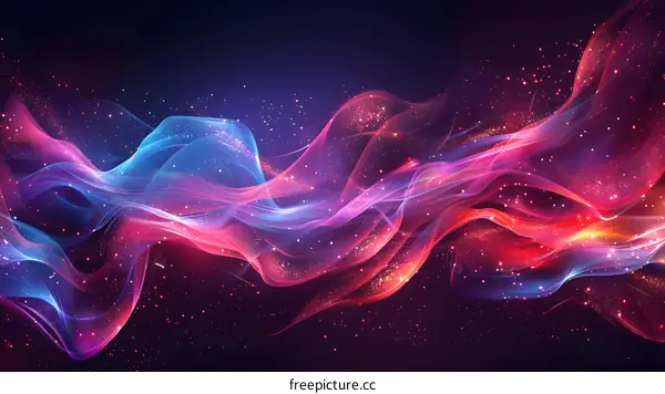 Colorful Abstract Digital Art Background