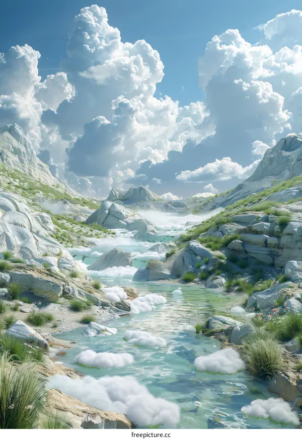 Mystical Glacier River