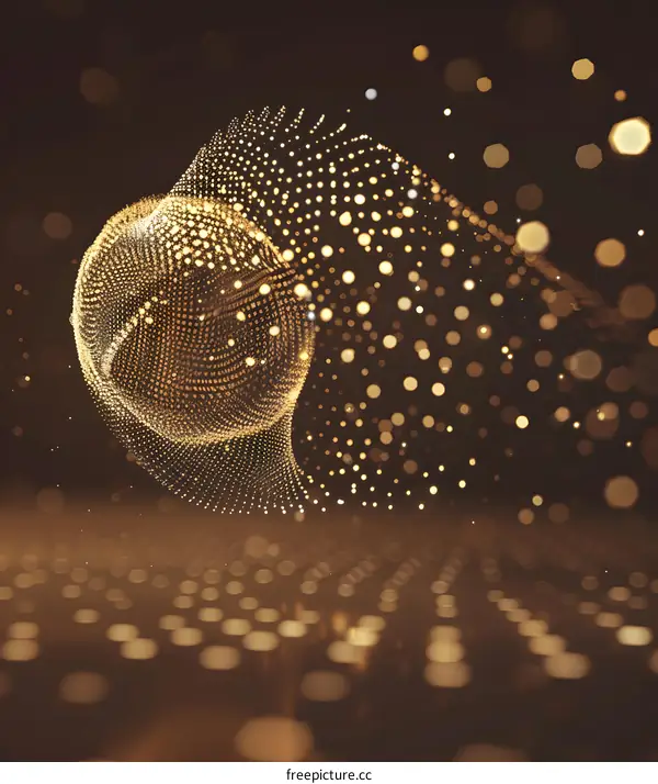 Abstract Gold Glitter Background