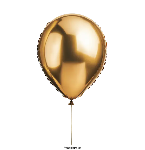 [Transparent Background PNG]Golden Balloon Party Decoration Illustration
