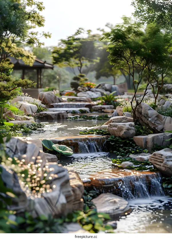 chinese style garden landscape design