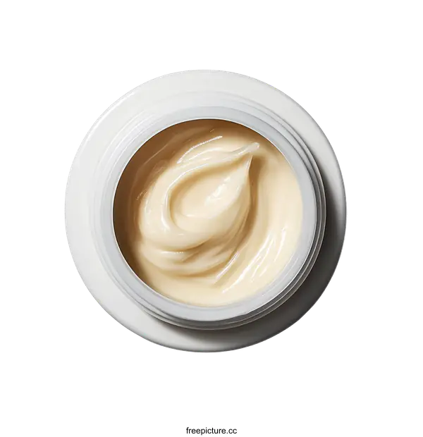 [Transparent Background PNG]Cream Jar Skincare Product Close Up