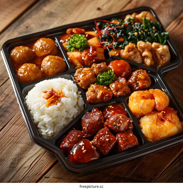 Asian Food Bento Box