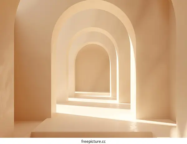 Abstract Archway Minimalist Architecture Design