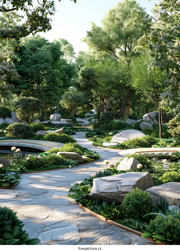 Landscape Design Renderings: Gardens, Parks, & More