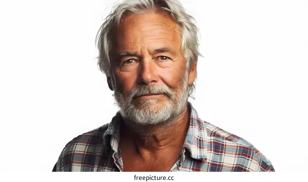 portrait of a man with gray hair and beard