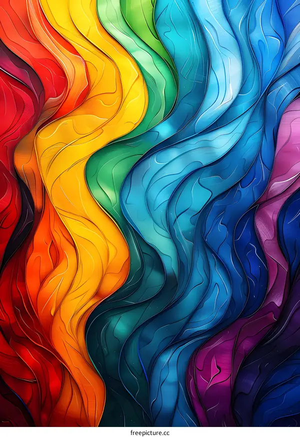 Colorful abstract painting