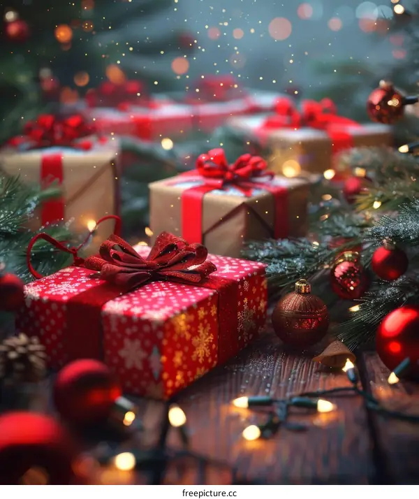 Christmas Presents Under the Tree