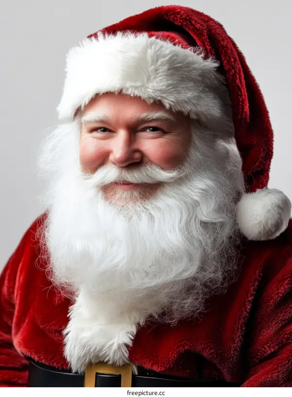 Santa Claus Portrait Close Up Christmas