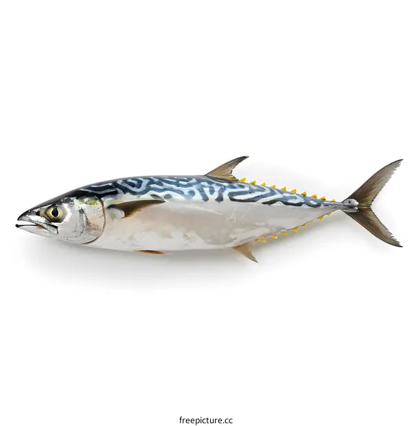 Atlantic bonito isolated on white background