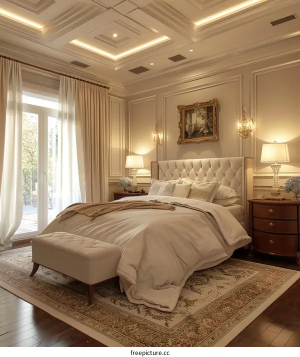 Elegant and Luxurious Bedroom Interior Design