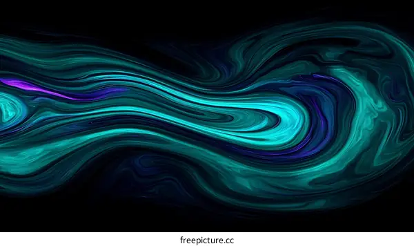 Abstract Liquid Flowing Art Design