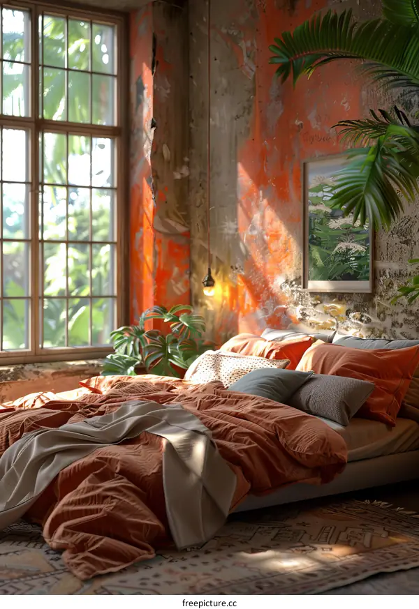 Rustic Boho Bedroom Interior Design