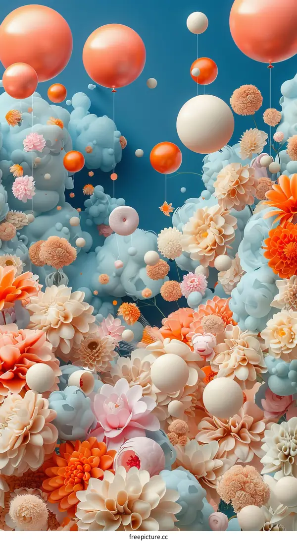 Surreal Floral and Balloon Art
