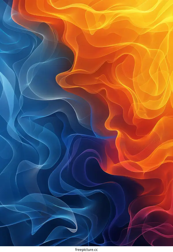 Fire and Ice: A Dance of Contrasts