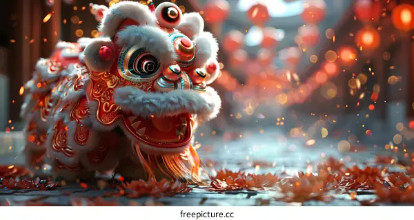 Lion dance