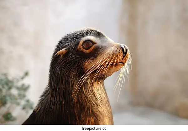 Close-up of a Baby Sea Lion