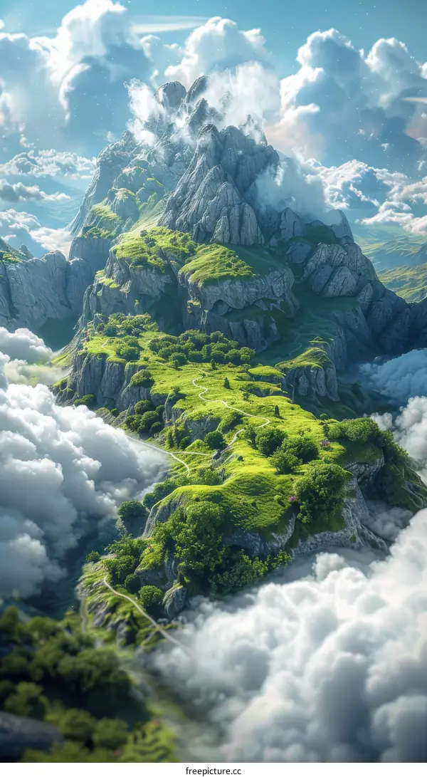 Green Hills on the Top