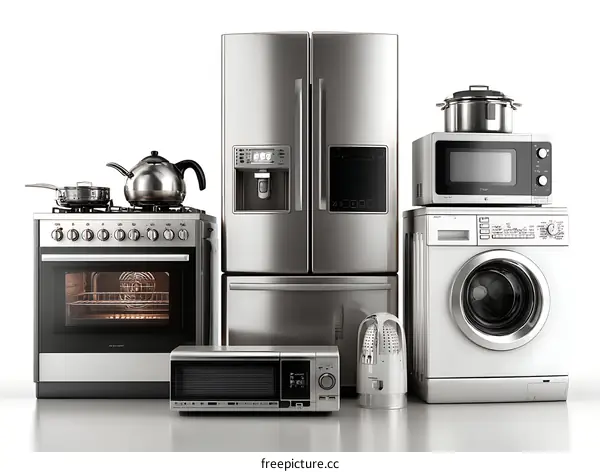 Modern Kitchen and Laundry Appliances Collection