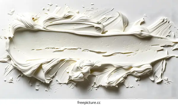 White paint texture on a white background