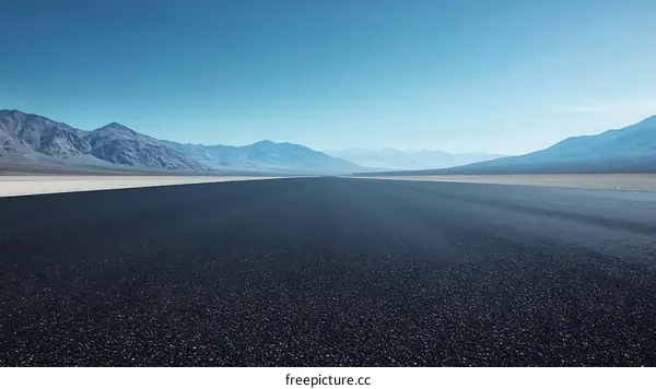 Desert Highway Scenic Landscape