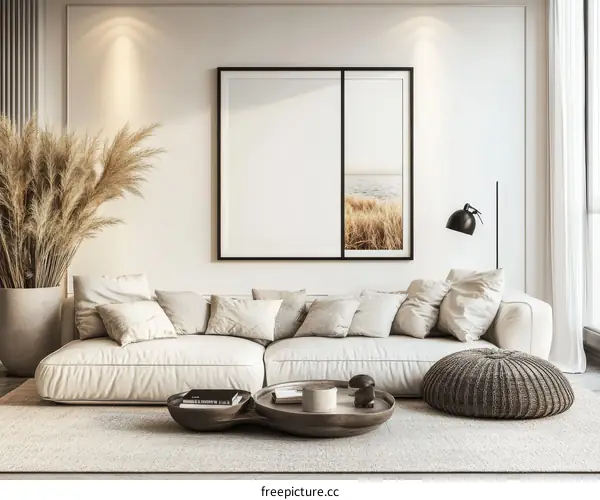 Modern Minimalist Living Room Interior Design