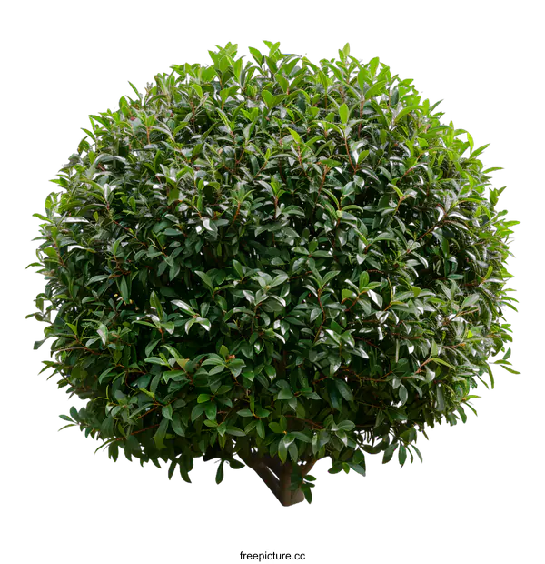 [Transparent Background PNG]Green Bush Isolated On White Background