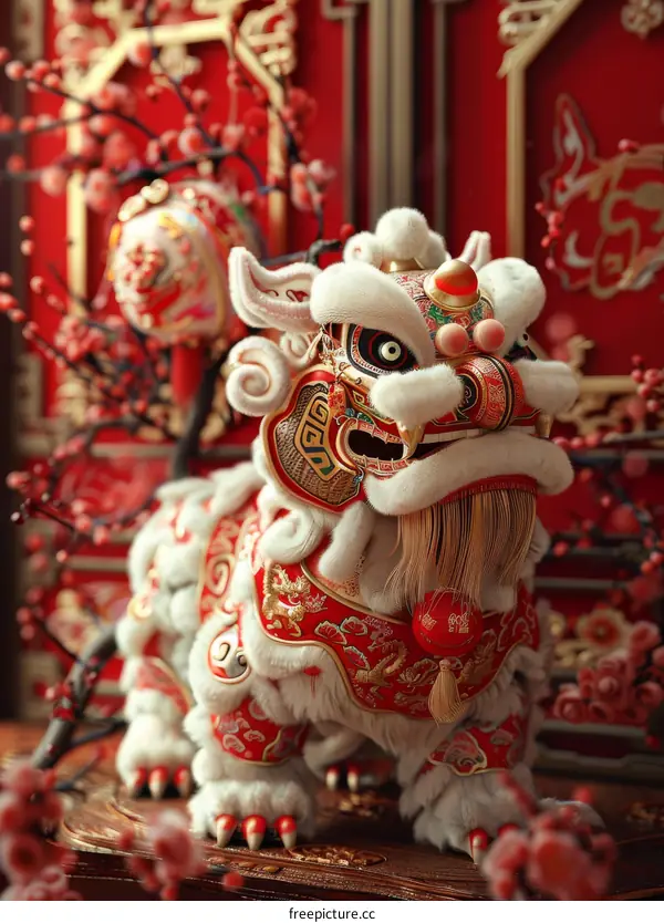 Lion Dance Performance - Chinese New Year Tradition