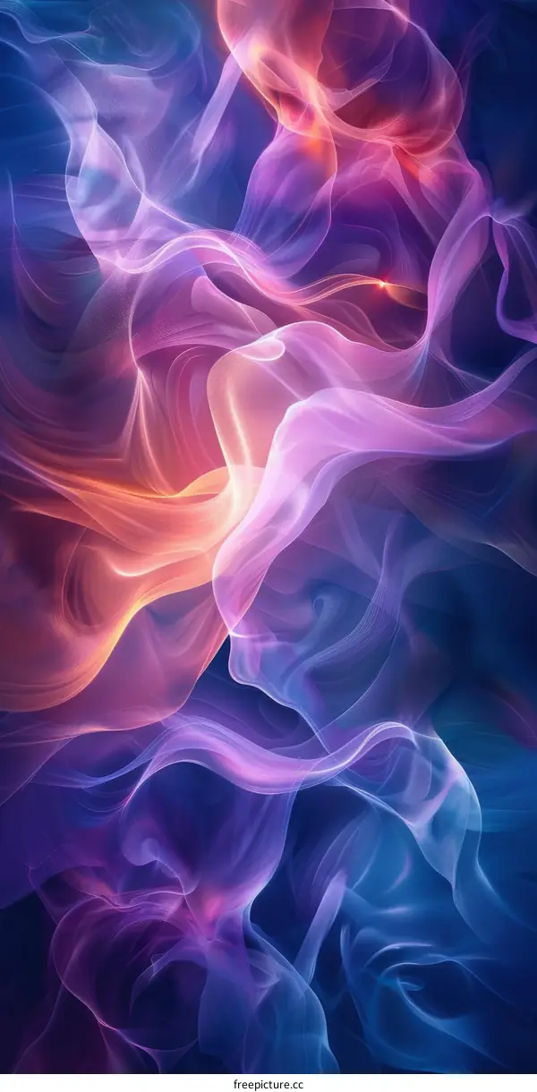 Abstract Colorful Silk