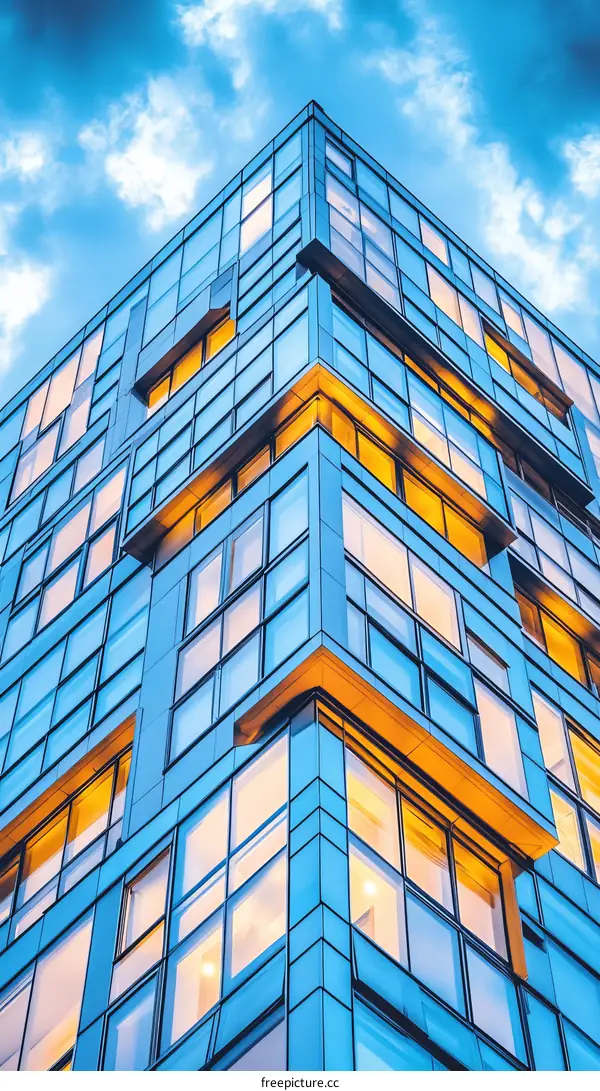 Modern Skyscraper Corner Architecture
