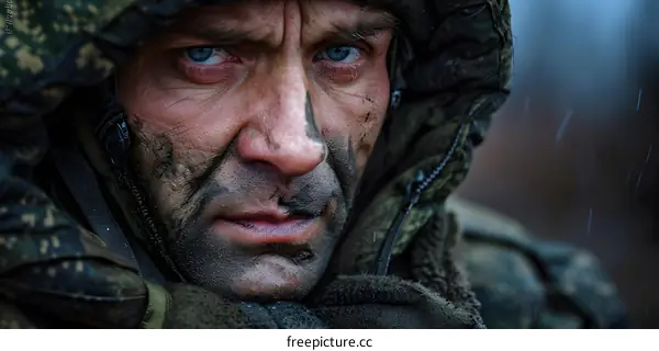 Portrait of a soldier