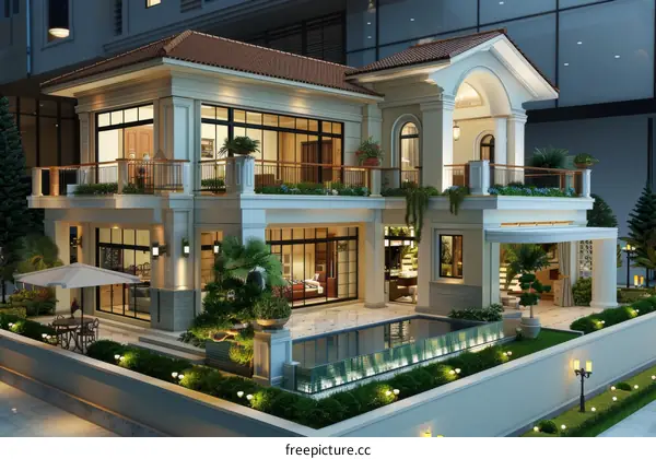 A luxury villa in Ho Chi Minh City, Vietnam