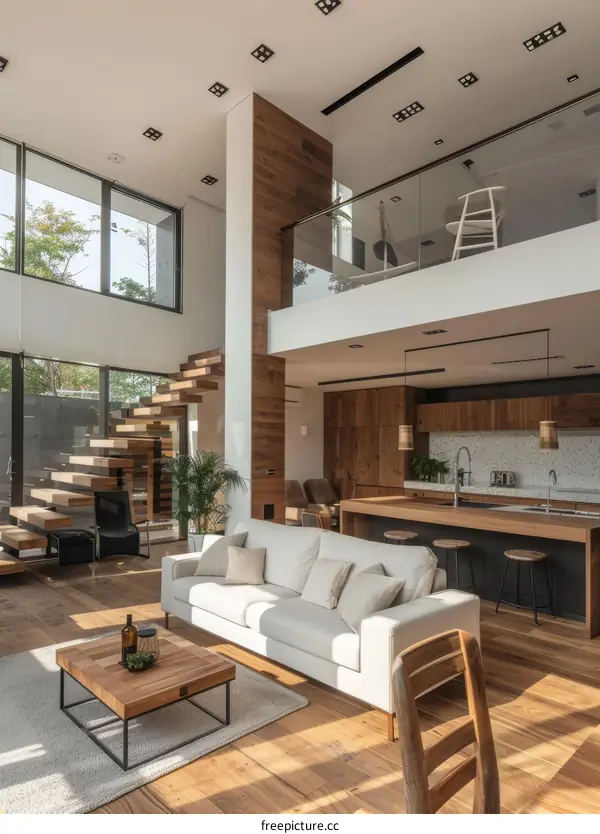 Modern Open-plan Living Space