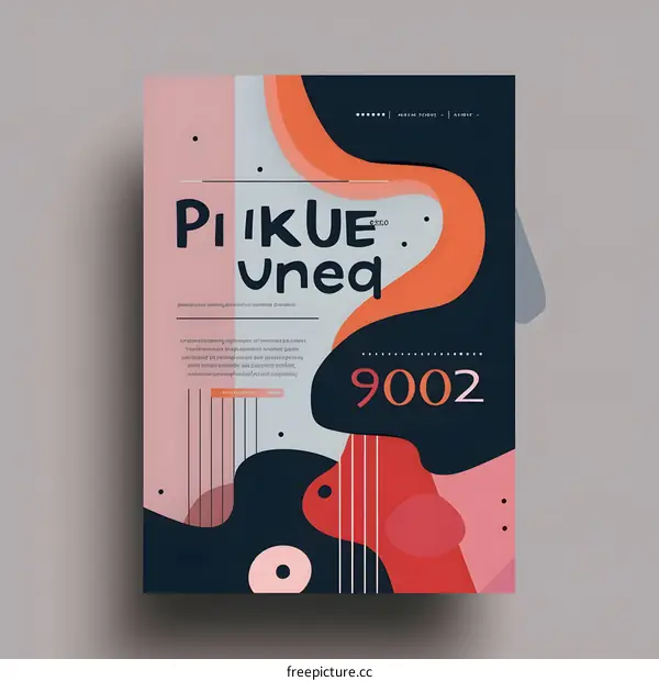 Abstract Colorful Graphic Design Poster