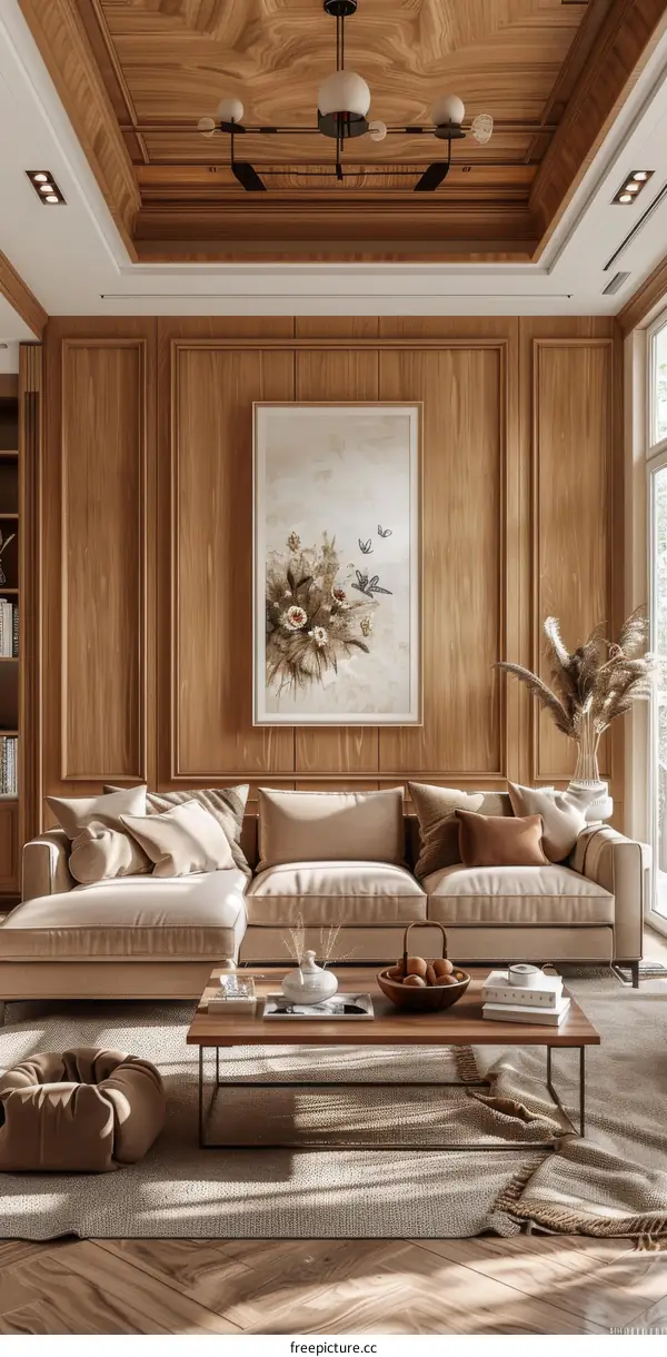 Cozy Scandinavian Japanese Style Living Room with Muji Elements