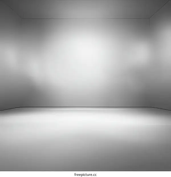 Empty Studio Gray Background Illustration