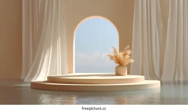 Beige Aesthetic Minimalist Interior Design