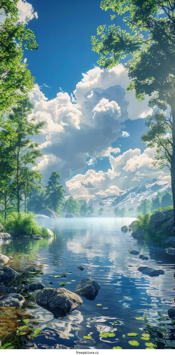 Unreal Fantasy Forest Lake