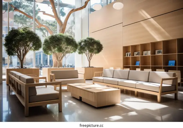 corporate office lobby interior design