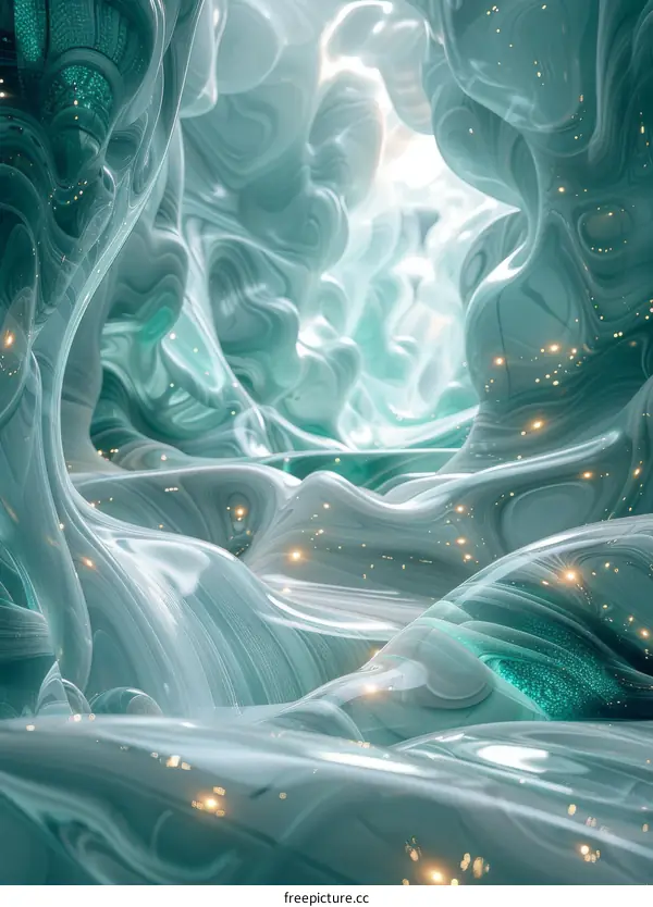 Turquoise Organic Cave