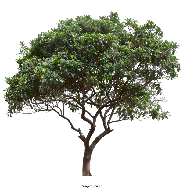[Transparent Background PNG]Green Tree Isolated On White Background