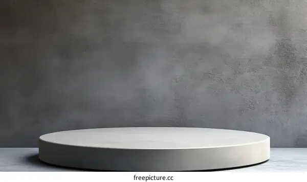 Modern Minimalist Concrete Display Podium