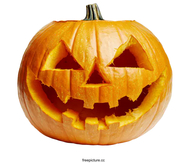 [Transparent Background PNG]Halloween Carved Pumpkin Decoration