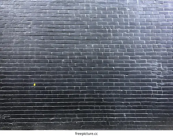 Dark Gray Brick Wall Texture Background