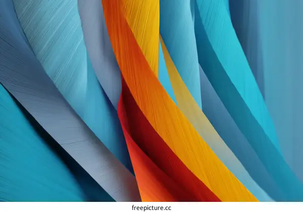 Abstract Colorful Layered Texture Design