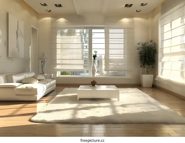 Scandinavian Modern Minimalist Living Room